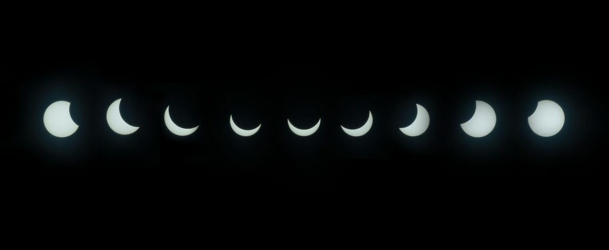 Time lapse of Solar Eclipse