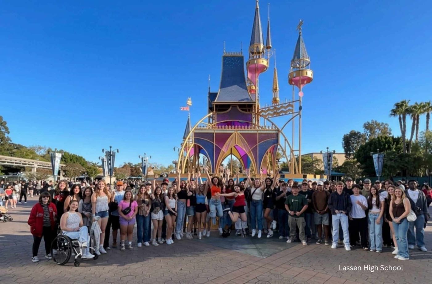 Lassen High School students on their graduation trip