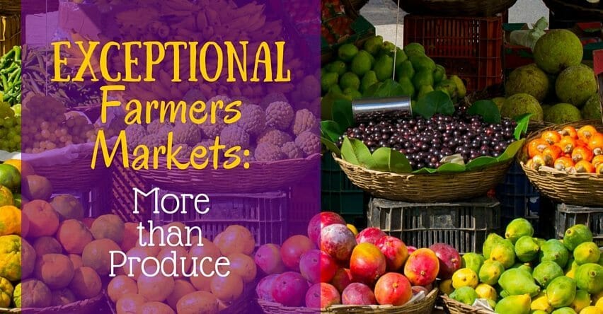 Exceptional Farmers Markets: More than Produce