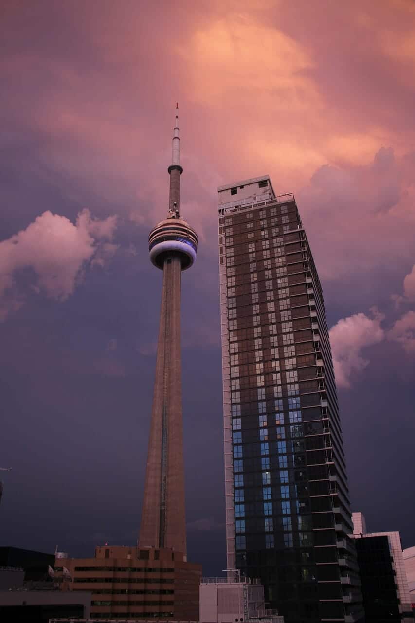 The CN Tower attracted so much lightning last night