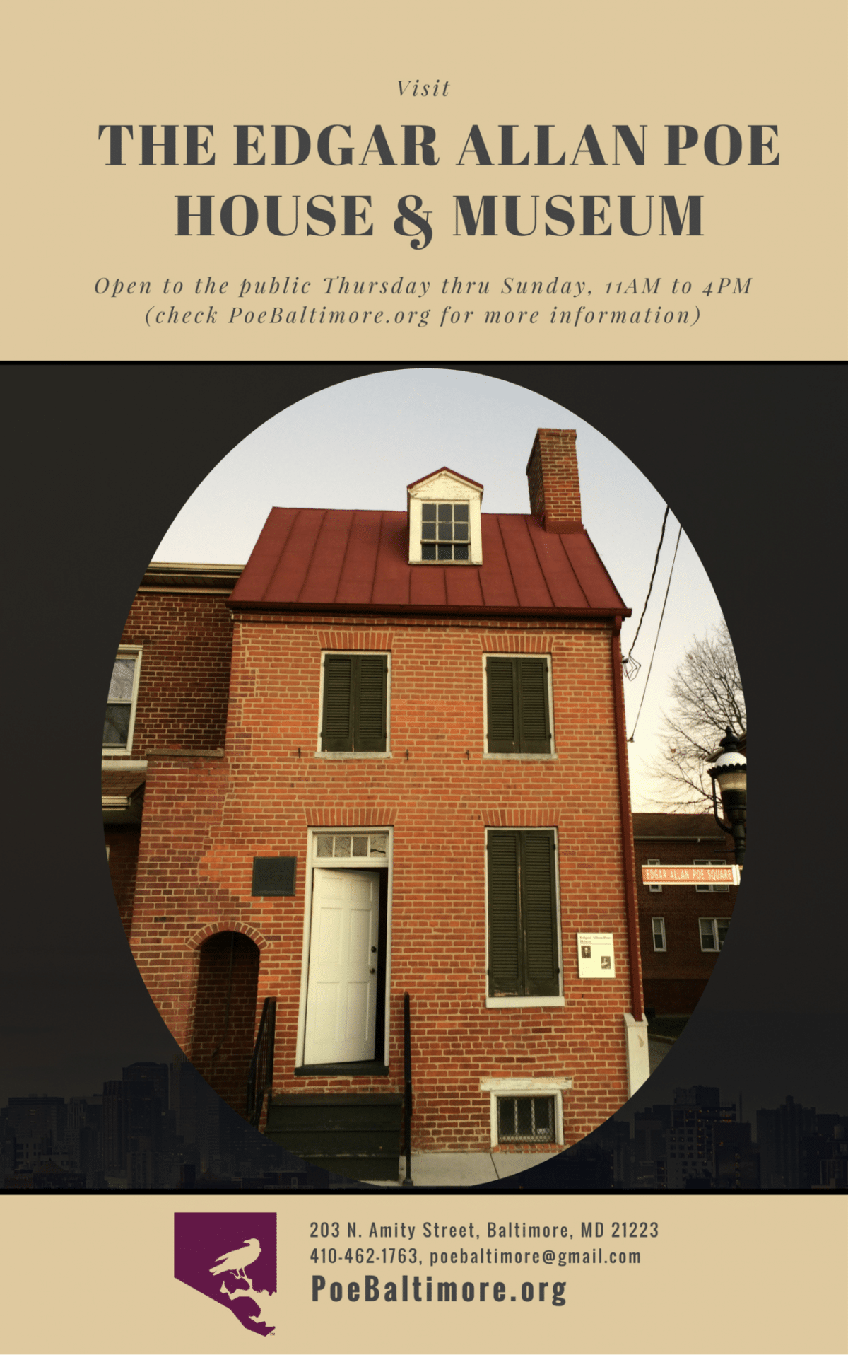 Visit Edgar Allan Poe House