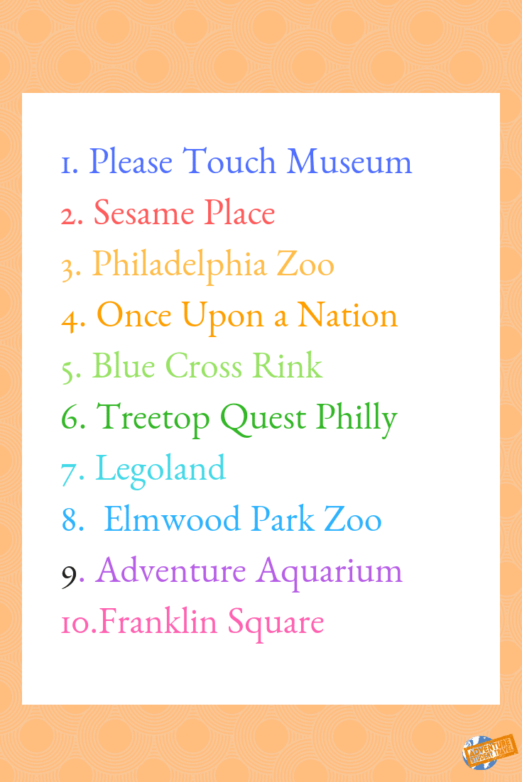 10 Things to Do in Philadelphia With Children Under 10