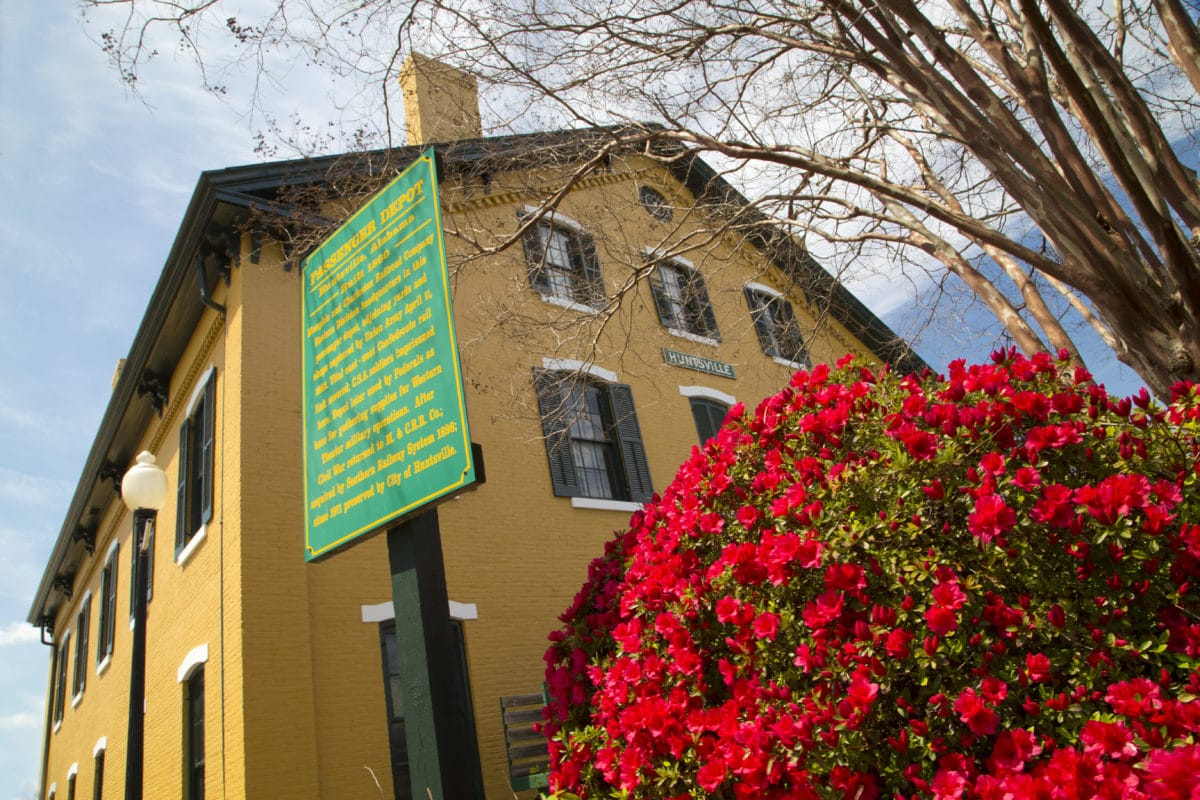 Huntsville Historic Depot Credit Huntsville/Madison County CVB