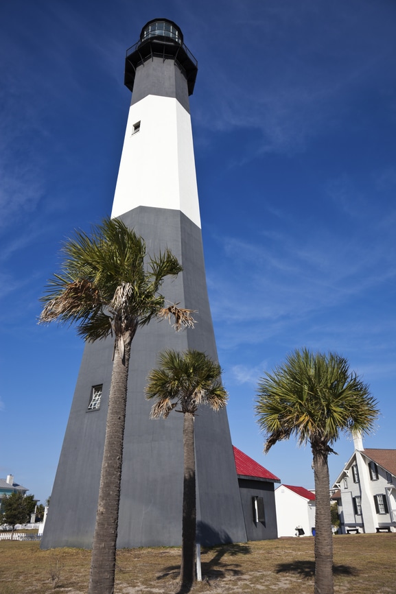 Tybee Island Lighthouse in Georgia.