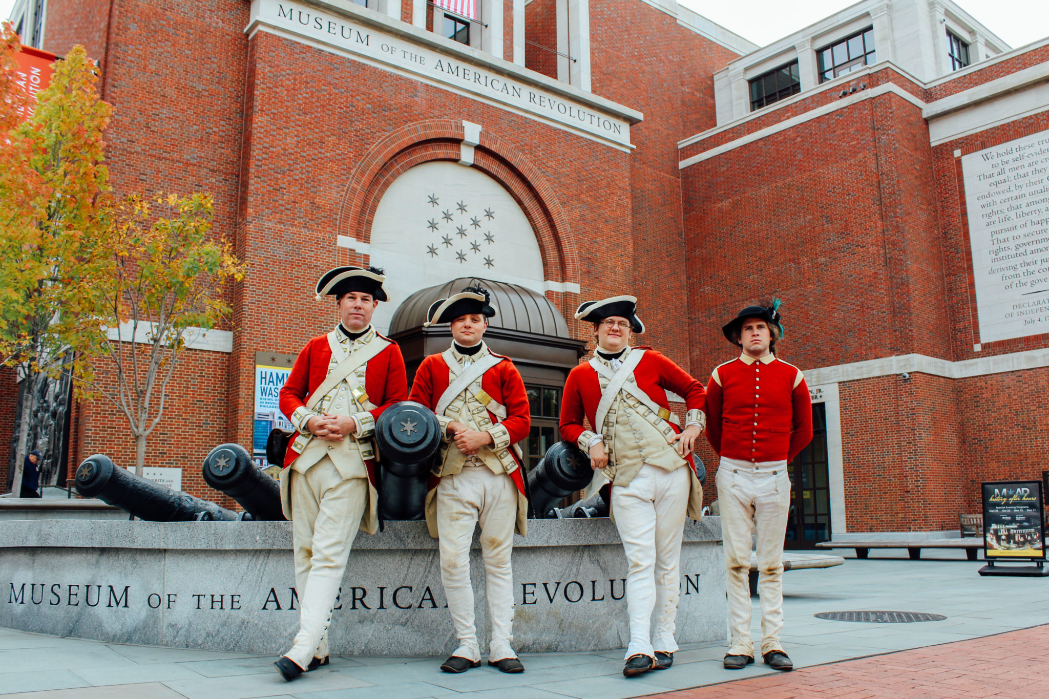 Museum of the American Revolution, British reenactors photo credit K Huff for PHLCVB