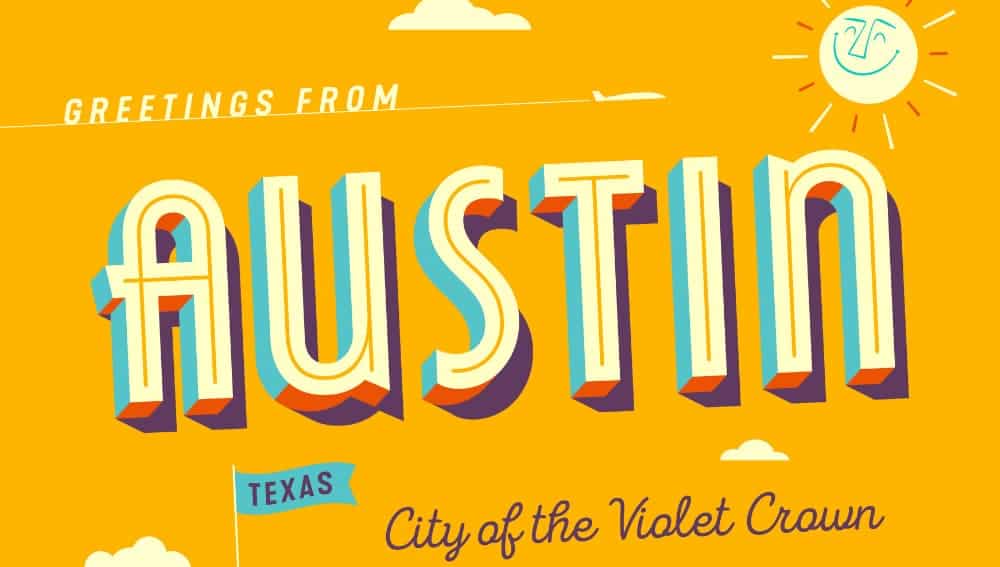 Austin Texas city sign