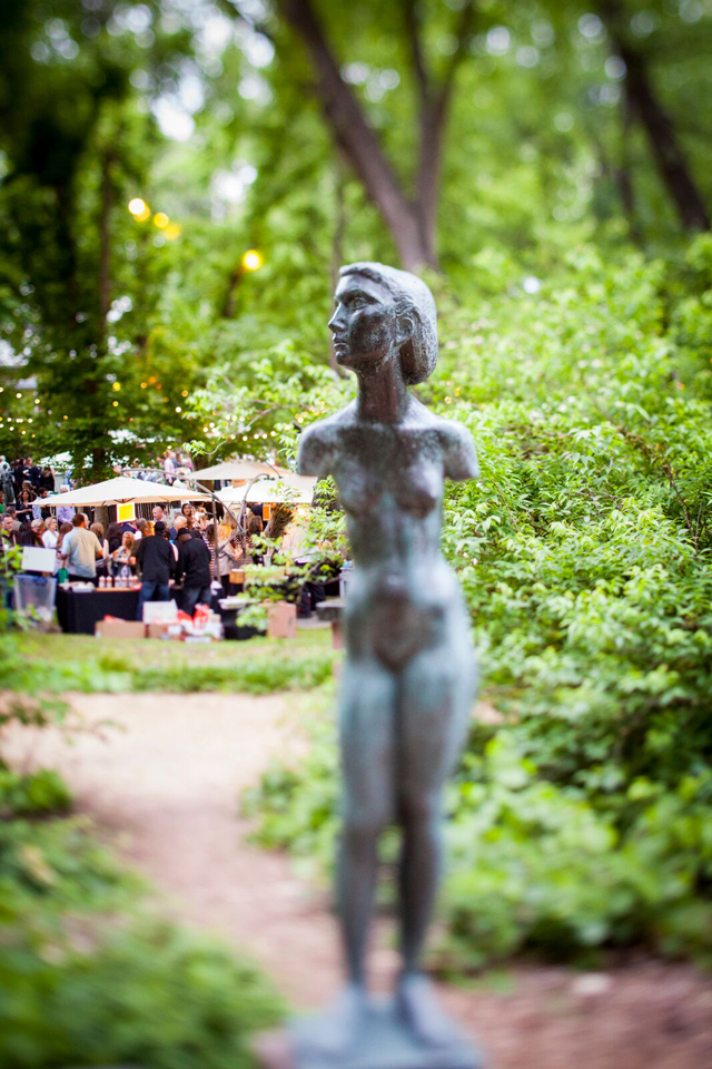 Woman Sculpture with Event at Umlauf Sculpture Garden Credit Studio Uma Courtesy of Visit Austin